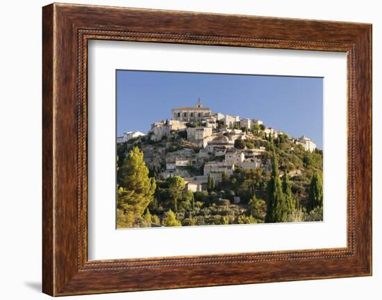 Hilltop Village of Gordes, Provence, Provence-Alpes-Cote D'Azur, Southern France, France, Europe-Markus Lange-Framed Photographic Print