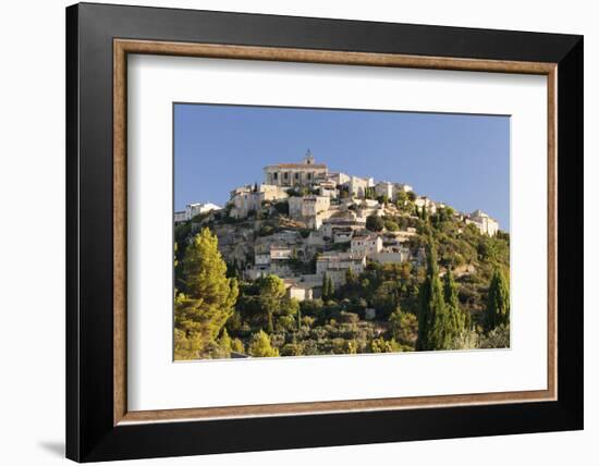 Hilltop Village of Gordes, Provence, Provence-Alpes-Cote D'Azur, Southern France, France, Europe-Markus Lange-Framed Photographic Print