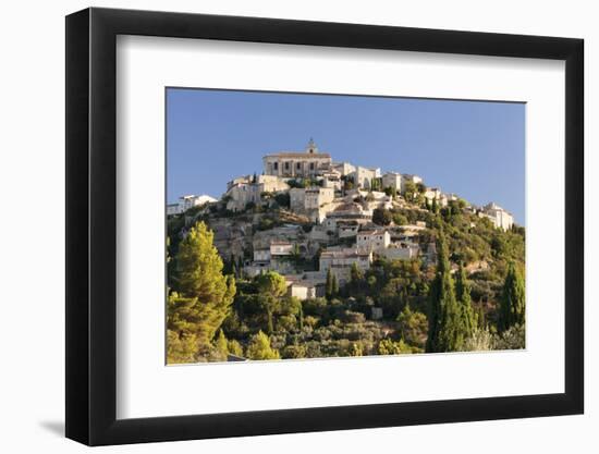 Hilltop Village of Gordes, Provence, Provence-Alpes-Cote D'Azur, Southern France, France, Europe-Markus Lange-Framed Photographic Print