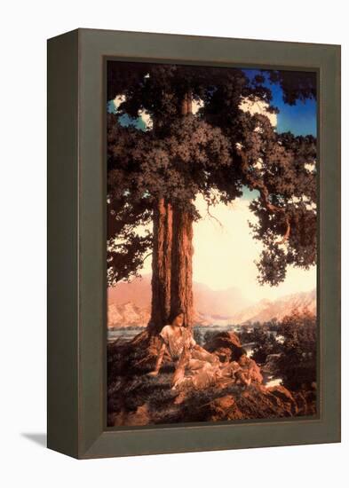 Hilltop-Maxfield Parrish-Framed Stretched Canvas