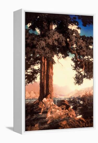 Hilltop-Maxfield Parrish-Framed Stretched Canvas