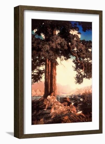 Hilltop-Maxfield Parrish-Framed Premium Giclee Print