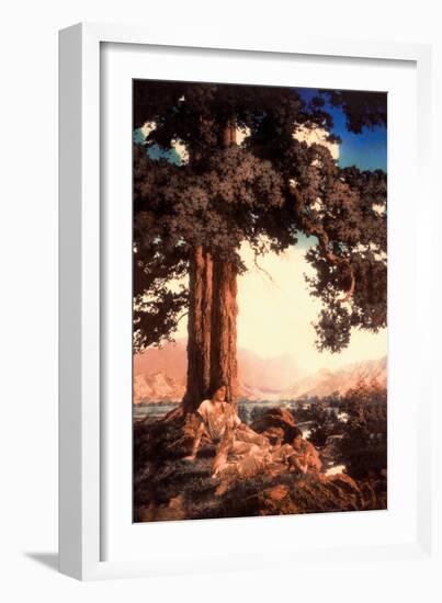 Hilltop-Maxfield Parrish-Framed Premium Giclee Print