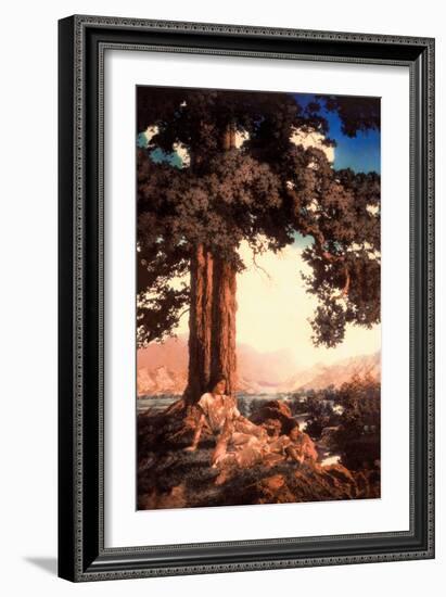 Hilltop-Maxfield Parrish-Framed Premium Giclee Print