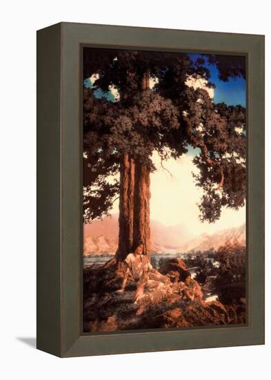 Hilltop-Maxfield Parrish-Framed Stretched Canvas