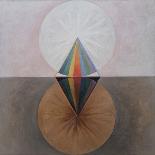 Altarpiece, Group X, Number 1, 1915 (Oil & Metal Leaf on Canvas)-Hilma af Klint-Framed Giclee Print