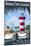 Hilton Head, South Carolina - Harbour Town Lighthouse-Lantern Press-Mounted Art Print