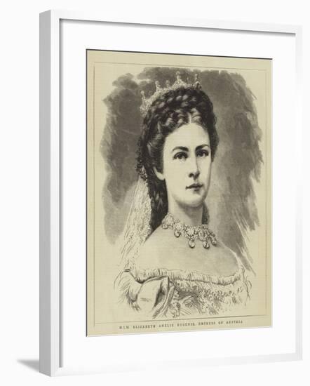 Him Elizabeth Amelie Eugenie, Empress of Austria-null-Framed Giclee Print