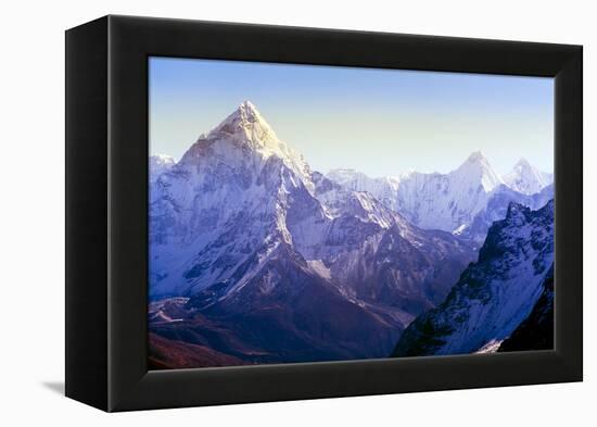 Himalaya Mountains-Microstock Man-Framed Premier Image Canvas