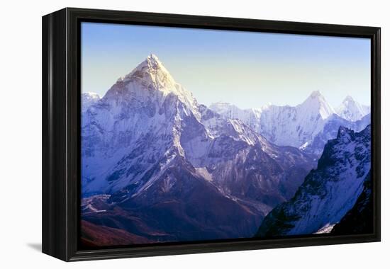 Himalaya Mountains-Microstock Man-Framed Premier Image Canvas