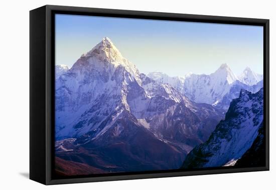 Himalaya Mountains-Microstock Man-Framed Premier Image Canvas