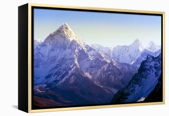 Himalaya Mountains-Microstock Man-Framed Premier Image Canvas