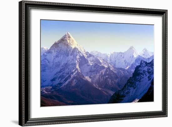 Himalaya Mountains-Microstock Man-Framed Photographic Print