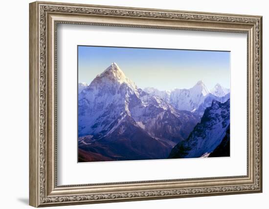 Himalaya Mountains-Microstock Man-Framed Photographic Print