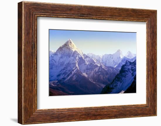 Himalaya Mountains-Microstock Man-Framed Photographic Print