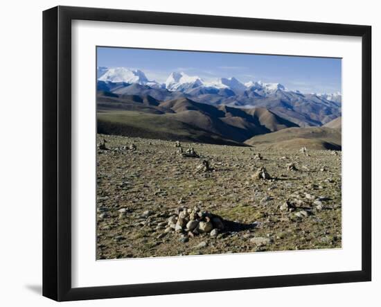 Himalaya Range, Tibet, China-Ethel Davies-Framed Photographic Print