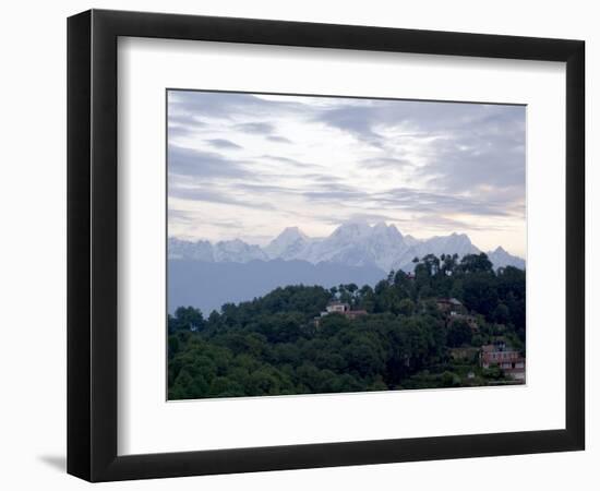 Himalaya View, Nagarkot, Nepal-Ethel Davies-Framed Photographic Print