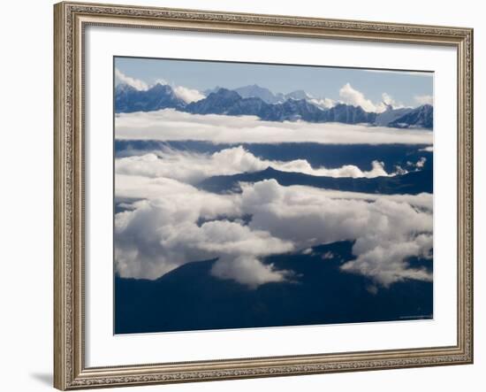 Himalaya View, Nepal-Ethel Davies-Framed Photographic Print