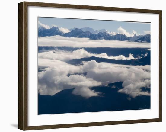 Himalaya View, Nepal-Ethel Davies-Framed Photographic Print