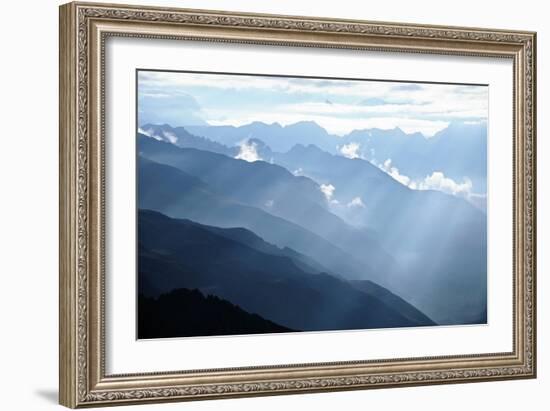 Himalayan Mountains-Tai Prints-Framed Photographic Print