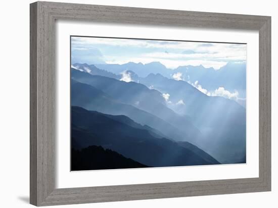 Himalayan Mountains-Tai Prints-Framed Photographic Print