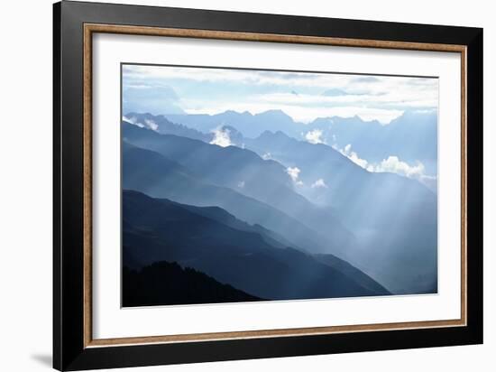 Himalayan Mountains-Tai Prints-Framed Photographic Print