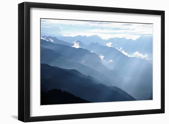 Himalayan Mountains-Tai Prints-Framed Photographic Print