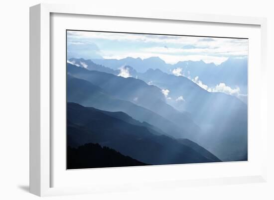 Himalayan Mountains-Tai Prints-Framed Photographic Print