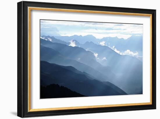 Himalayan Mountains-Tai Prints-Framed Photographic Print