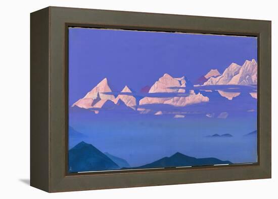 Himalayas, 1933 (Tempera on Canvas)-Nicholas Roerich-Framed Premier Image Canvas