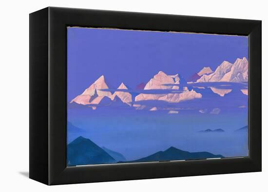 Himalayas, 1933 (Tempera on Canvas)-Nicholas Roerich-Framed Premier Image Canvas