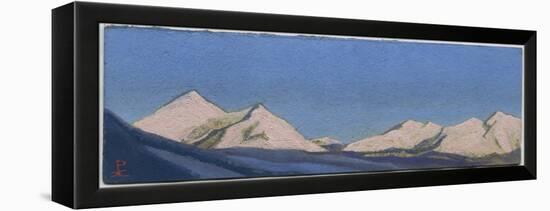 Himalayas, 1944 (Tempera on Cardboard)-Nicholas Roerich-Framed Premier Image Canvas