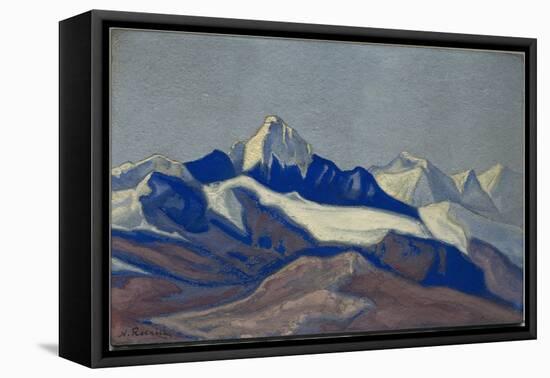 Himalayas, 1945 (Tempera on Cardboard)-Nicholas Roerich-Framed Premier Image Canvas