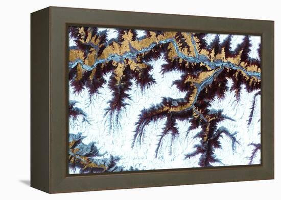 Himalayas II-Alicia Ludwig-Framed Stretched Canvas