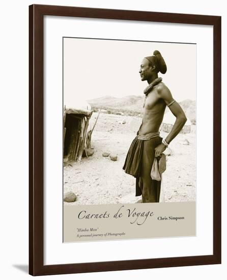 Himba Man-Chris Simpson-Framed Giclee Print