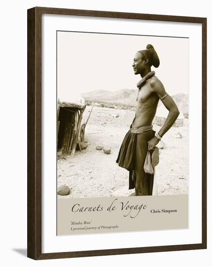 Himba Man-Chris Simpson-Framed Giclee Print