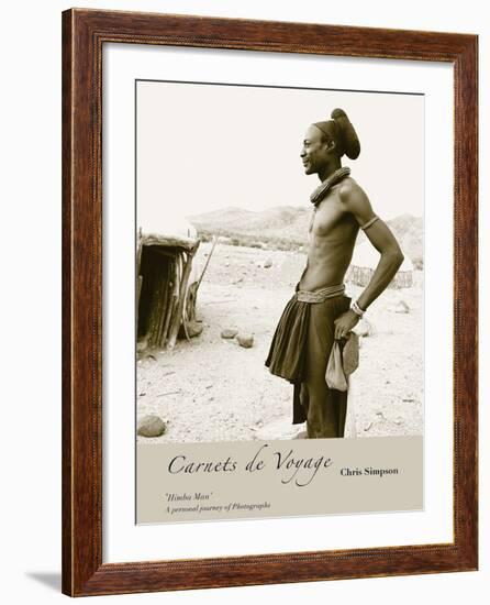 Himba Man-Chris Simpson-Framed Giclee Print