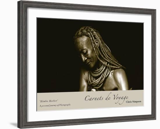 Himba Mother-Chris Simpson-Framed Giclee Print