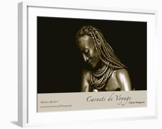 Himba Mother-Chris Simpson-Framed Giclee Print