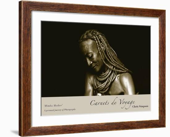 Himba Mother-Chris Simpson-Framed Giclee Print