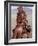 Himba Woman in Traditional Attire, Her Body Gleams from a Red Ochre Mixture of Red Ochre, Namibia-Nigel Pavitt-Framed Photographic Print