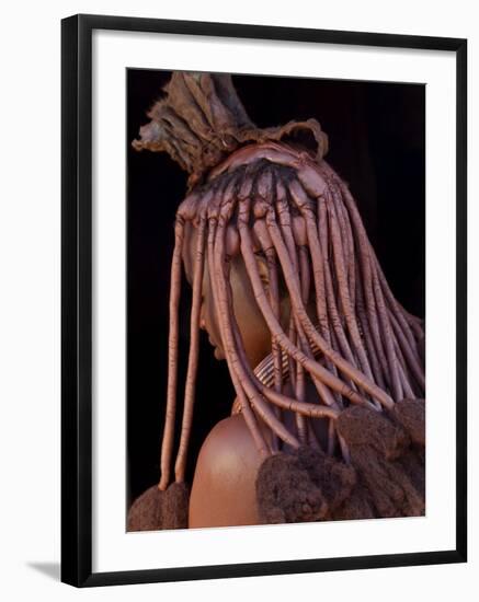 Himba Woman, Kaokoland, Namibia-Peter Adams-Framed Photographic Print