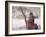 Himba Woman Smokes Outside Her Thatched Home in the Tiny Village, Purros, Namibia, Africa-Kim Walker-Framed Photographic Print