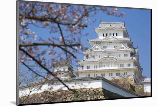 Himeji Castle, Himeji, Kansai, Honshu, Japan-Ian Trower-Mounted Photographic Print