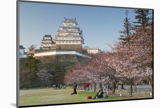 Himeji Castle, Himeji, Kansai, Honshu, Japan-Ian Trower-Mounted Photographic Print