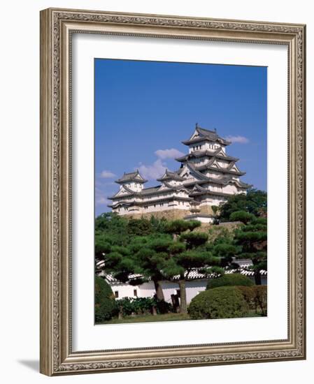 Himeji Castle, Main Tower, Himeji, Honshu, Japan-Steve Vidler-Framed Photographic Print