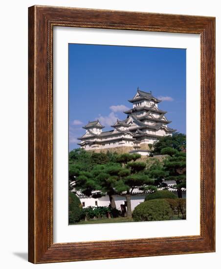 Himeji Castle, Main Tower, Himeji, Honshu, Japan-Steve Vidler-Framed Photographic Print