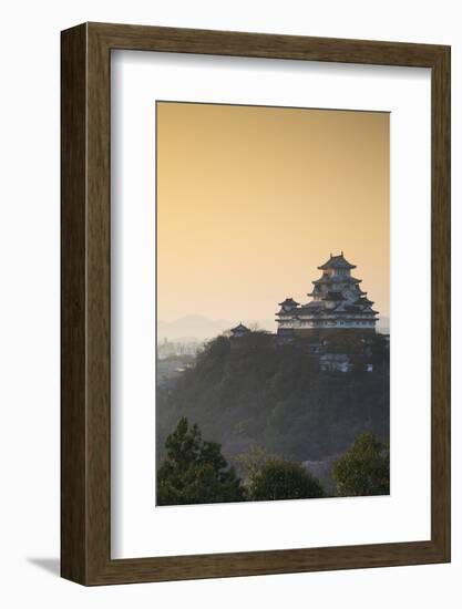 Himeji Castle (Unesco World Heritage Site) at Dawn, Himeji, Kansai, Honshu, Japan-Ian Trower-Framed Photographic Print