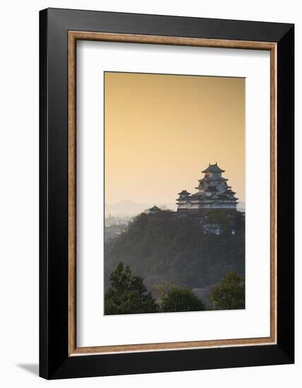 Himeji Castle (Unesco World Heritage Site) at Dawn, Himeji, Kansai, Honshu, Japan-Ian Trower-Framed Photographic Print