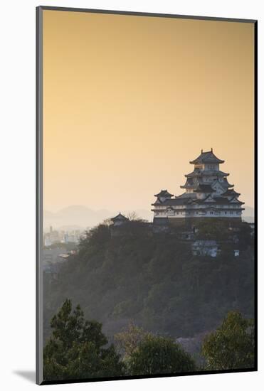 Himeji Castle (Unesco World Heritage Site) at Dawn, Himeji, Kansai, Honshu, Japan-Ian Trower-Mounted Photographic Print